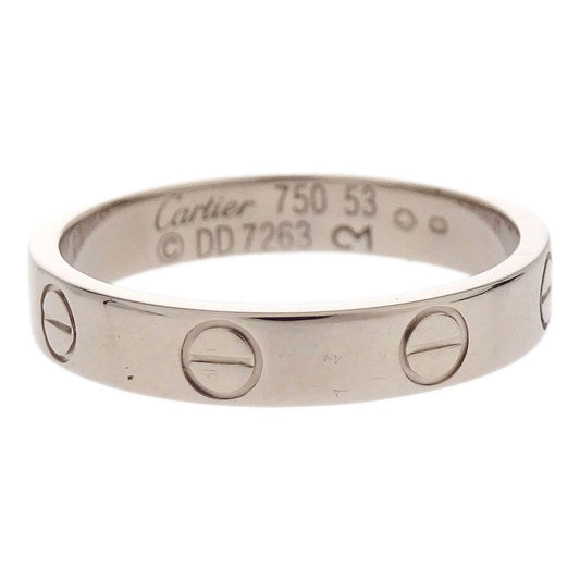 Cartier Mini Love Ring 750 DD7263 #53 Jewelry