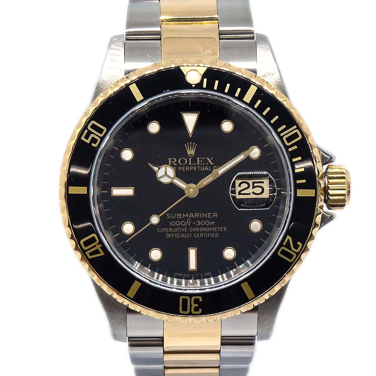 Rolex Submariner Date 40mm Luminous Ref.16613 Self-winding Watch SS 18KYG