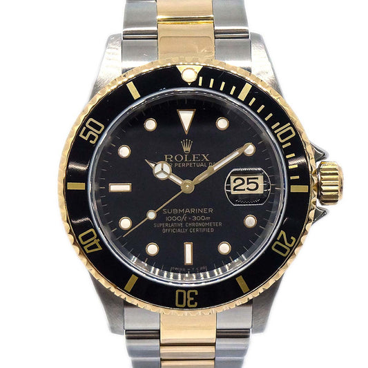 Rolex Submariner Date 40mm Luminous Ref.16613 Self-winding Watch SS 18KYG