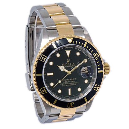 Rolex Submariner Date 40mm Luminous Ref.16613 Self-winding Watch SS 18KYG