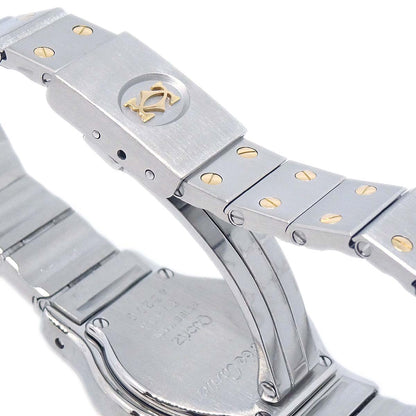 Cartier Santos Octagon SM Ref.187903 Quartz Watch 18KYG SS