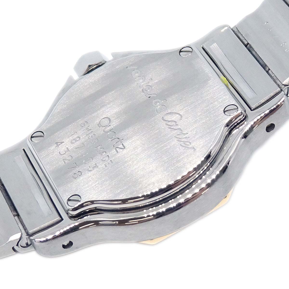 Cartier Santos Octagon SM Ref.187903 Quartz Watch 18KYG SS