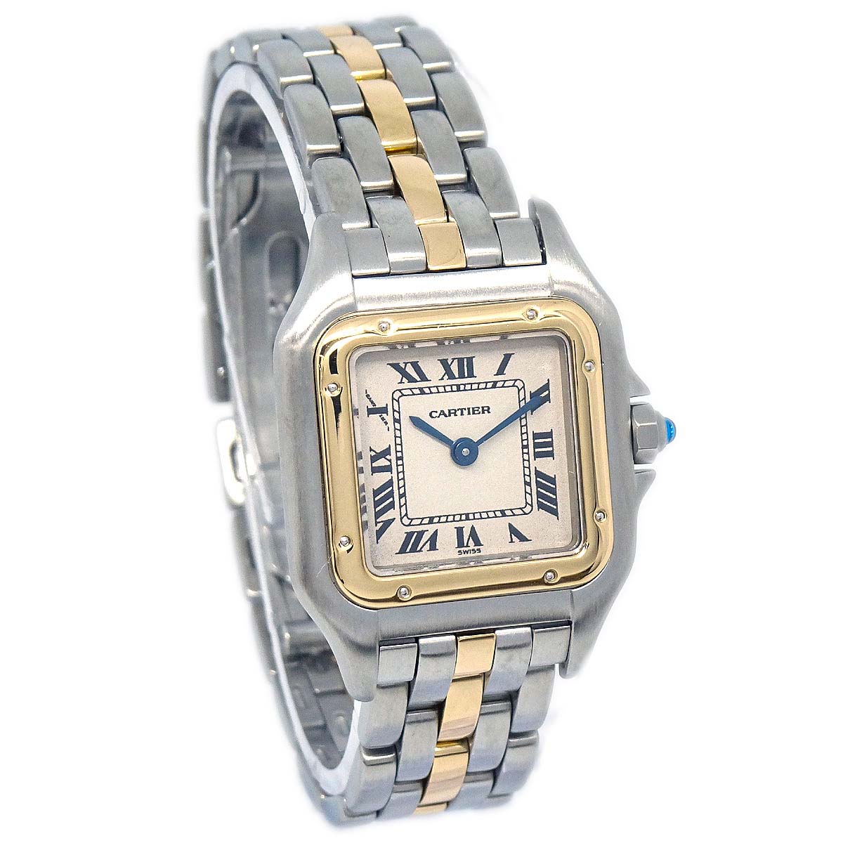 Cartier Panthere SM 1-Row Ref.1120 Quartz Watch 18KYG SS