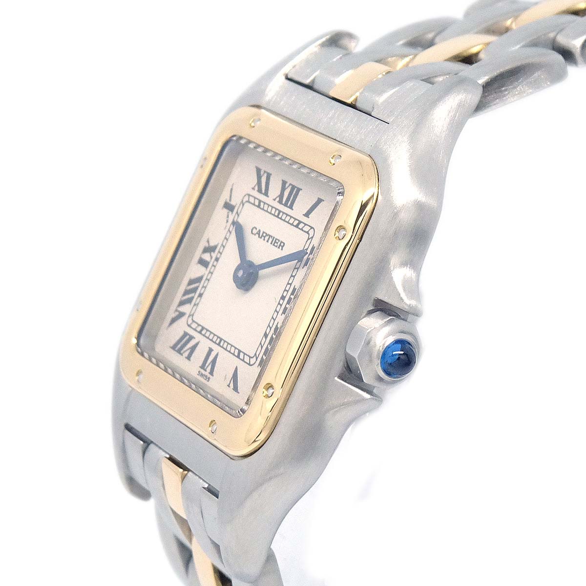 Cartier Panthere SM 1-Row Ref.1120 Quartz Watch 18KYG SS