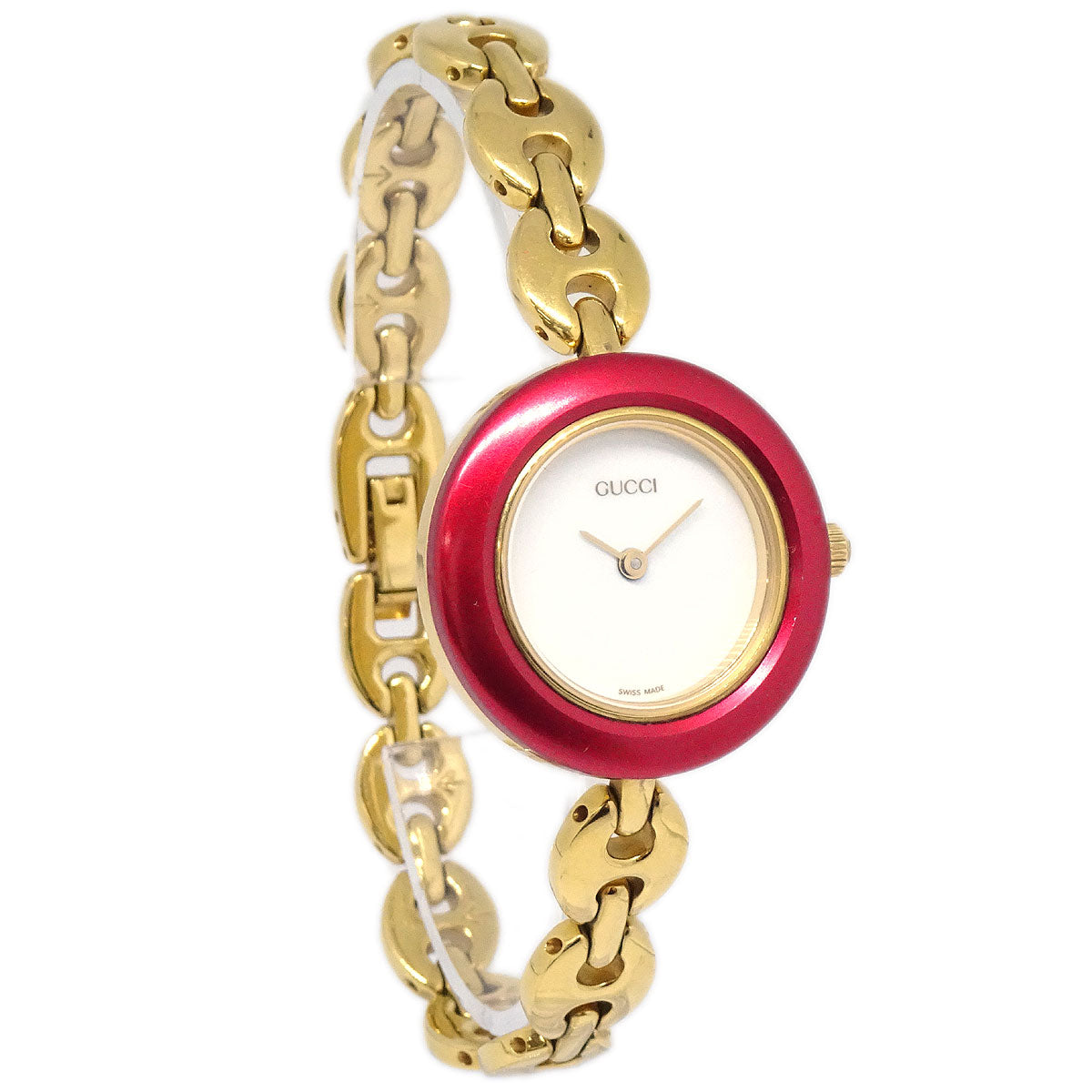 Gucci 11/12.2 Change Bezel Chameleon Quartz Watch SS