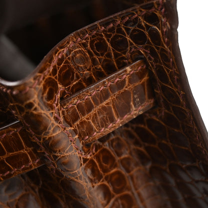 Hermes * Miel Niloticus Kelly 28 Sellier 2way Shoulder Handbag