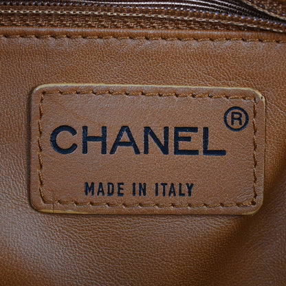 Chanel 2002-2003 Brown Lapin Fur Handbag