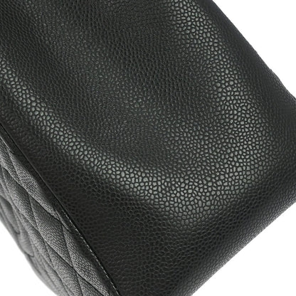 Chanel 2013-2014 Black Caviar Skin Grand Shopping Tote GST Chain Handbag