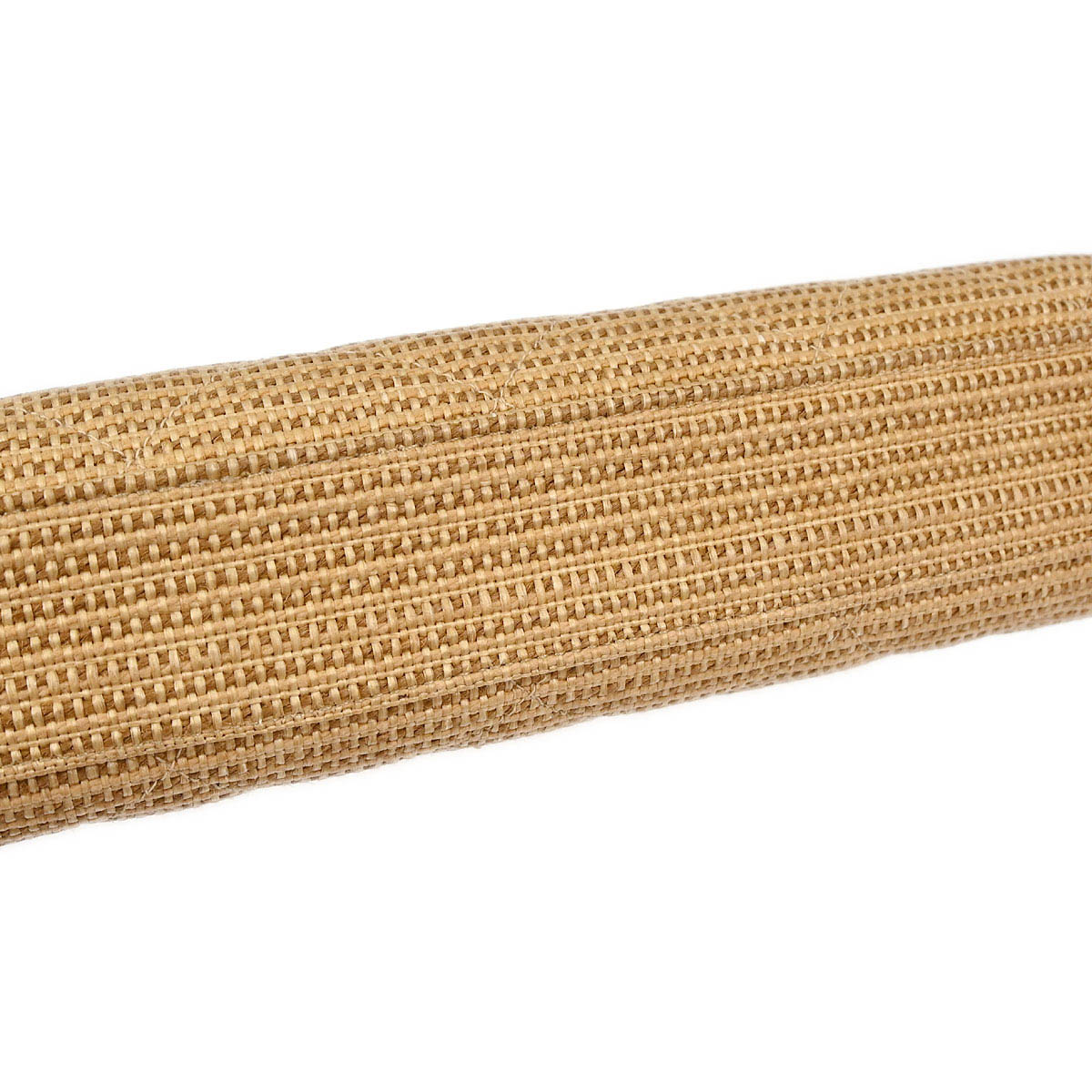 Chanel 2000-2002 Beige Straw Briefcase Business Handbag