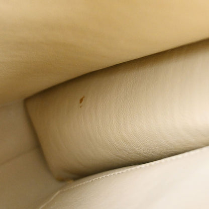 Chanel 2000-2002 Beige Straw Briefcase Business Handbag