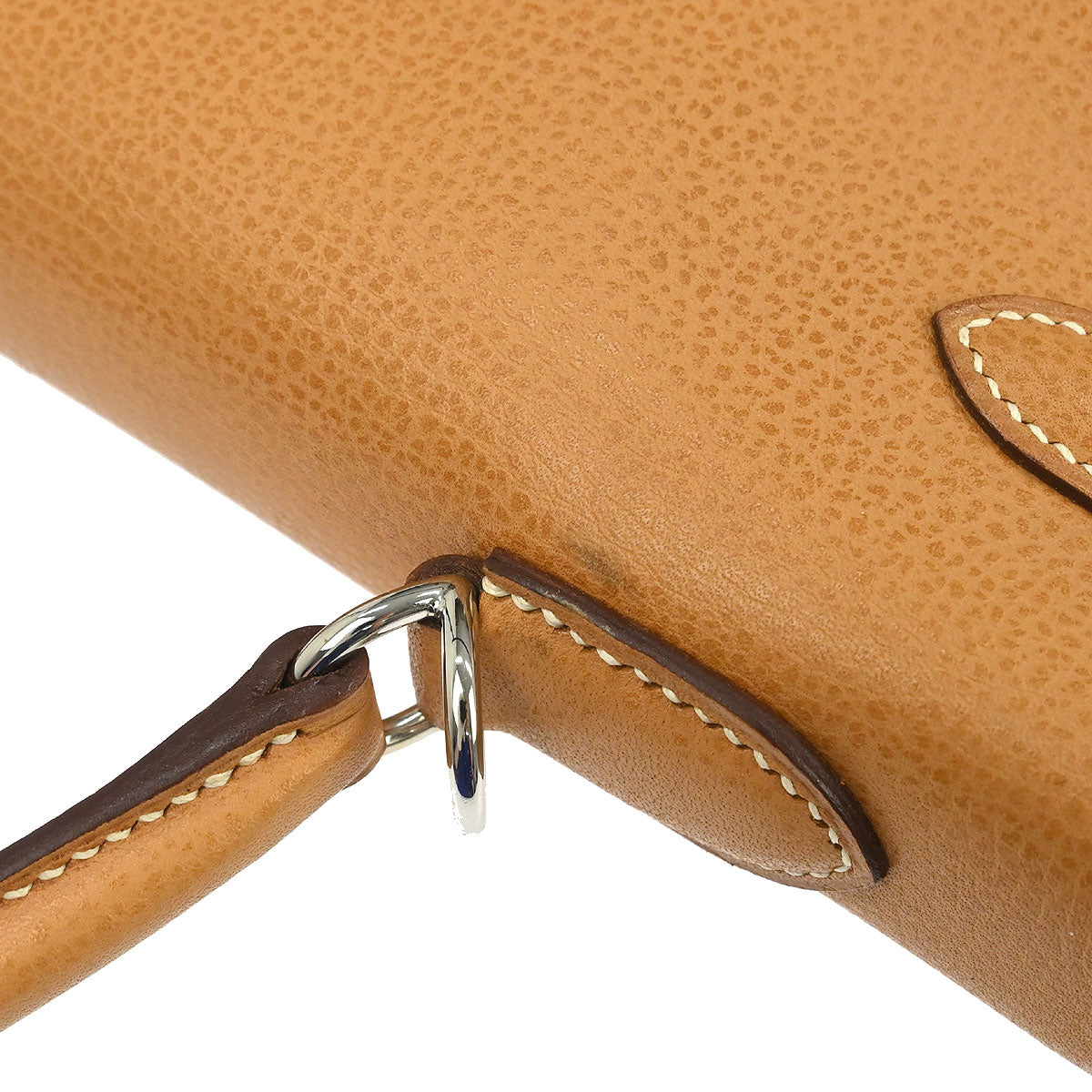 Hermes Natural Vache Liegee Kelly 35 Retourne 2way Shoulder Handbag