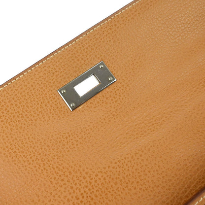 Hermes Natural Vache Liegee Kelly 35 Retourne 2way Shoulder Handbag