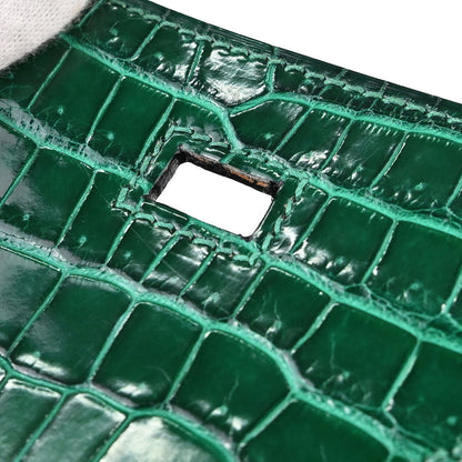 Hermes * Vert Emerald Porosus Birkin 30 Handbag