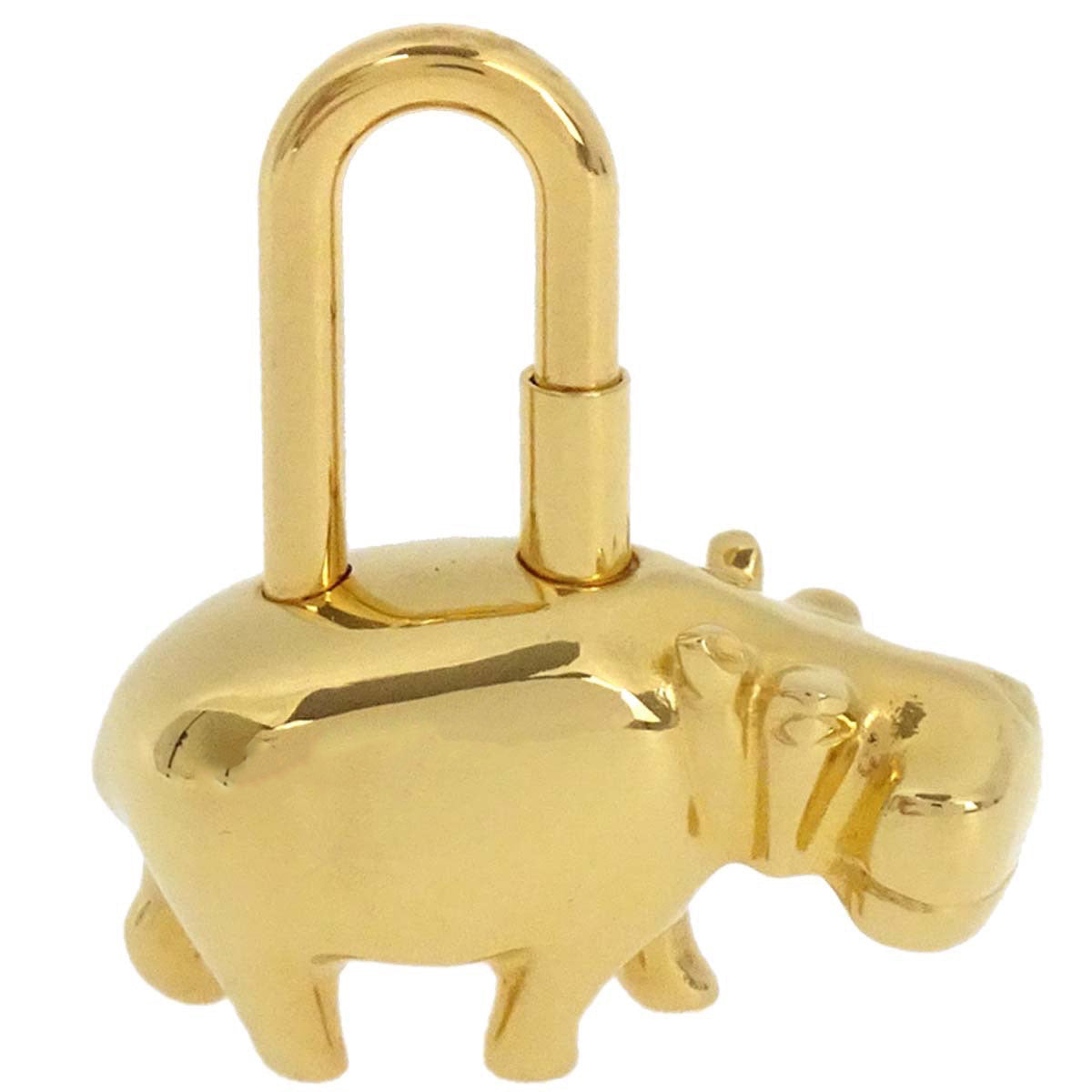 Hermes 2005 Annee Des Fleuves Cadena Gold Small Good