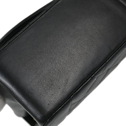 Chanel Black Lambskin Medium Diana Shoulder Bag