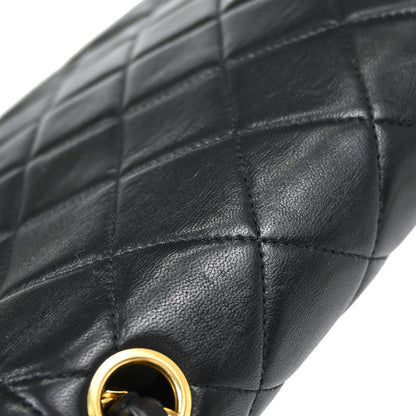 Chanel Black Lambskin Medium Diana Shoulder Bag