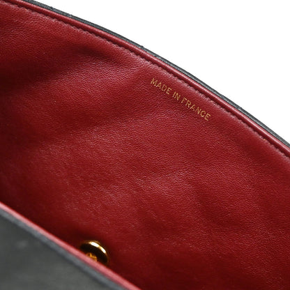 Chanel Black Lambskin Medium Diana Shoulder Bag