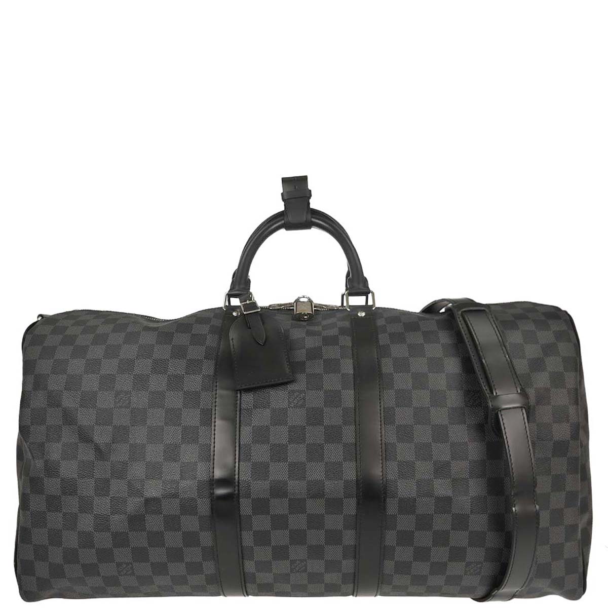 Louis Vuitton Damier Graphite Keepall Bandouliere 55 Duffle N41413