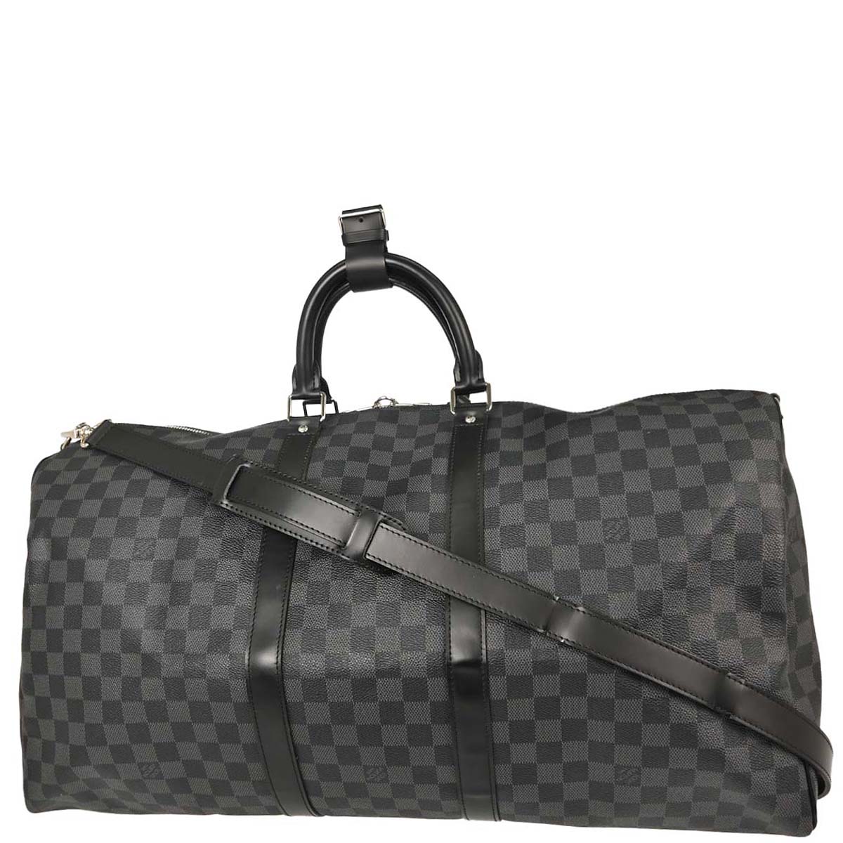 Louis Vuitton Damier Graphite Keepall Bandouliere 55 Duffle N41413