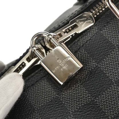 Louis Vuitton Damier Graphite Keepall Bandouliere 55 Duffle N41413