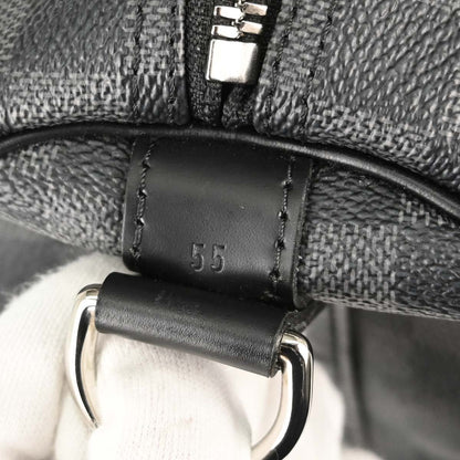 Louis Vuitton Damier Graphite Keepall Bandouliere 55 Duffle N41413