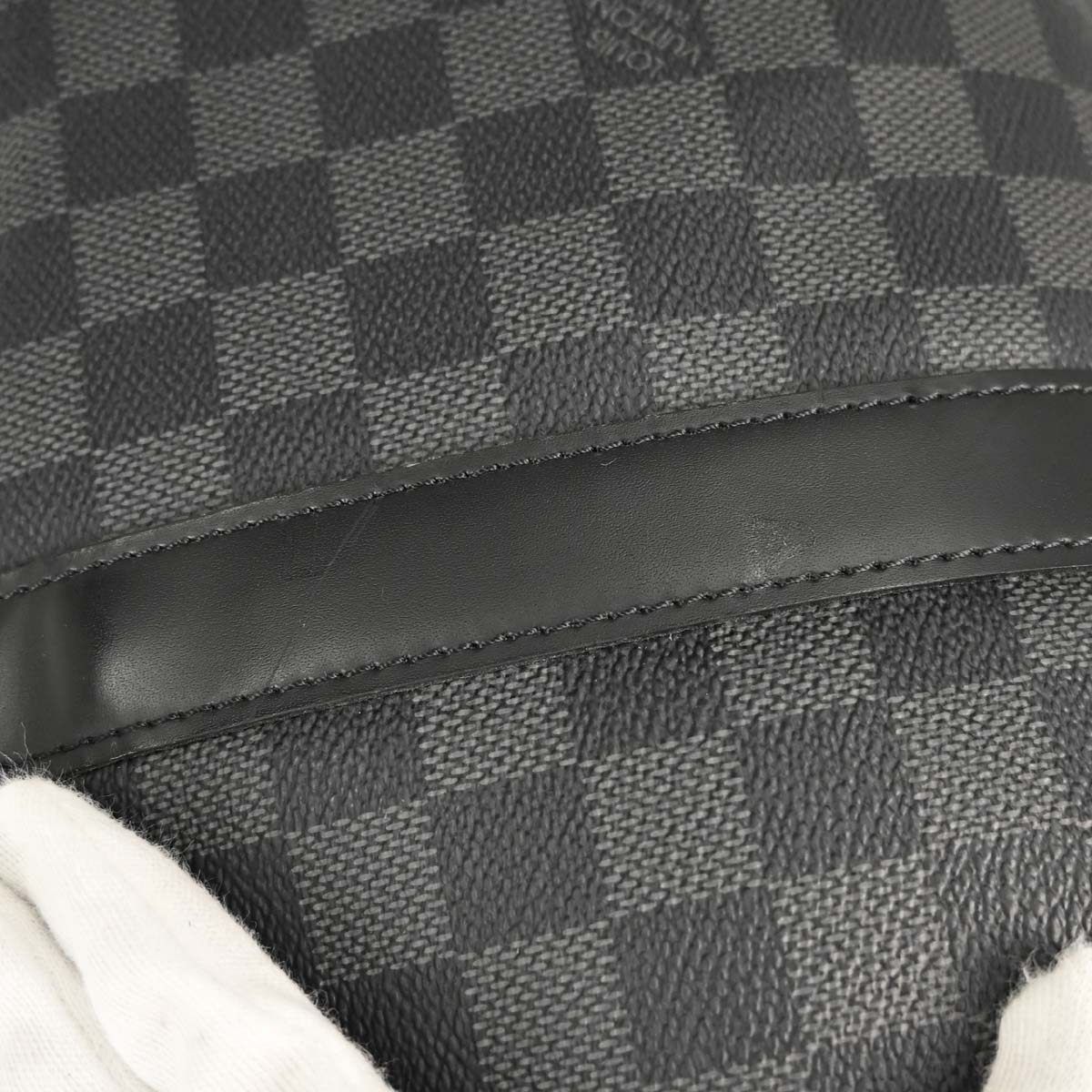 Louis Vuitton Damier Graphite Keepall Bandouliere 55 Duffle N41413