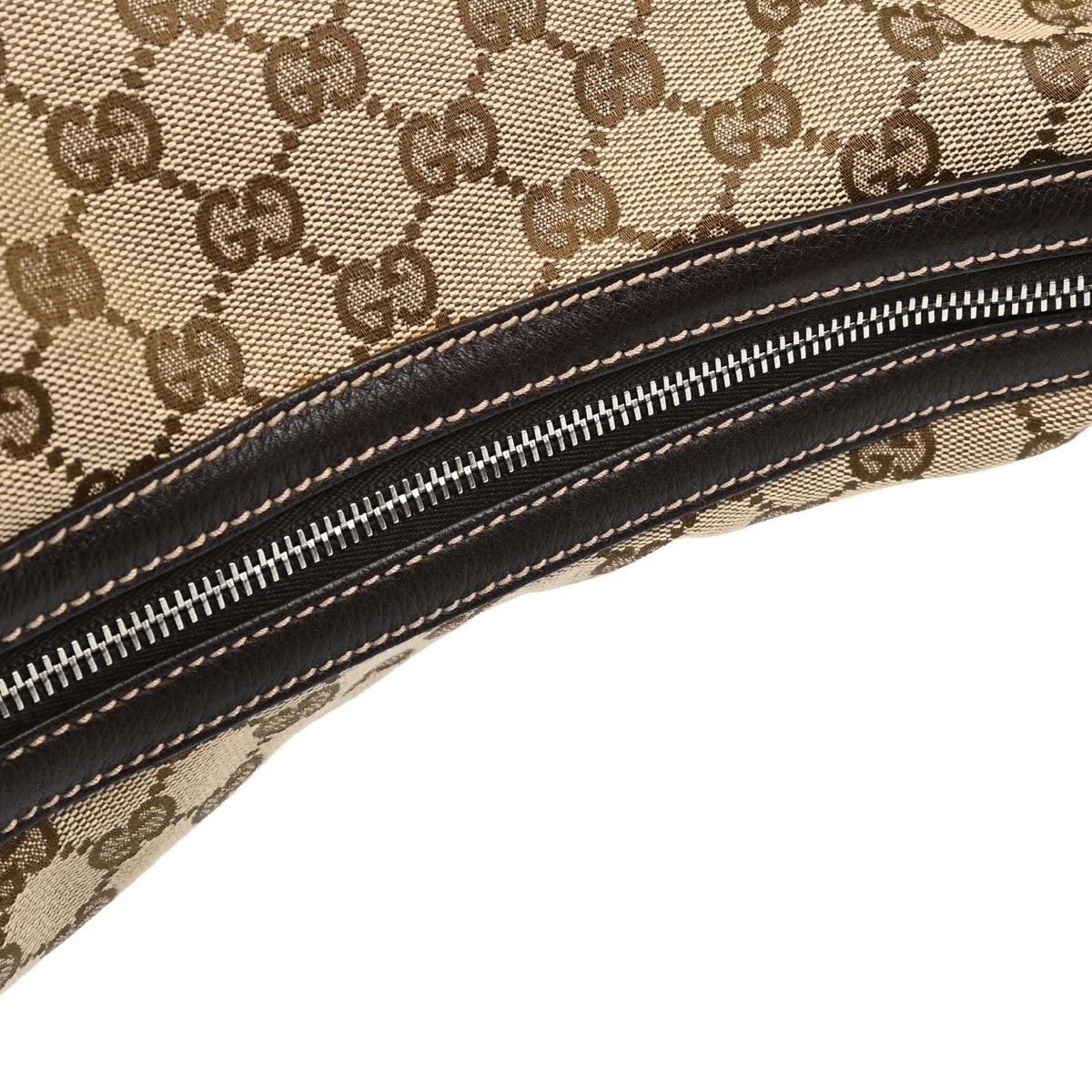 Gucci Beige Canvas GG Hobo 2way Shoulder Handbag