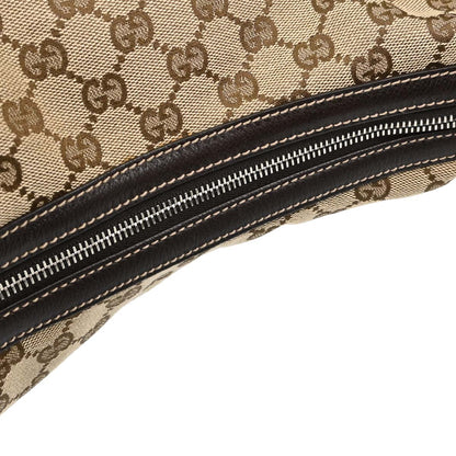 Gucci Beige Canvas GG Hobo 2way Shoulder Handbag