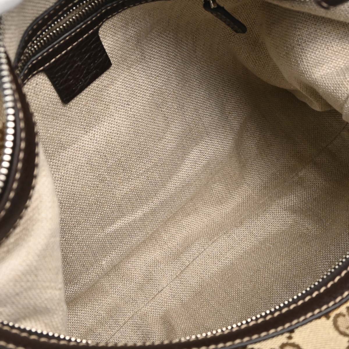 Gucci Beige Canvas GG Hobo 2way Shoulder Handbag