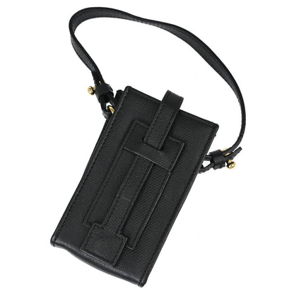 Chanel Black Calfskin Phone Case
