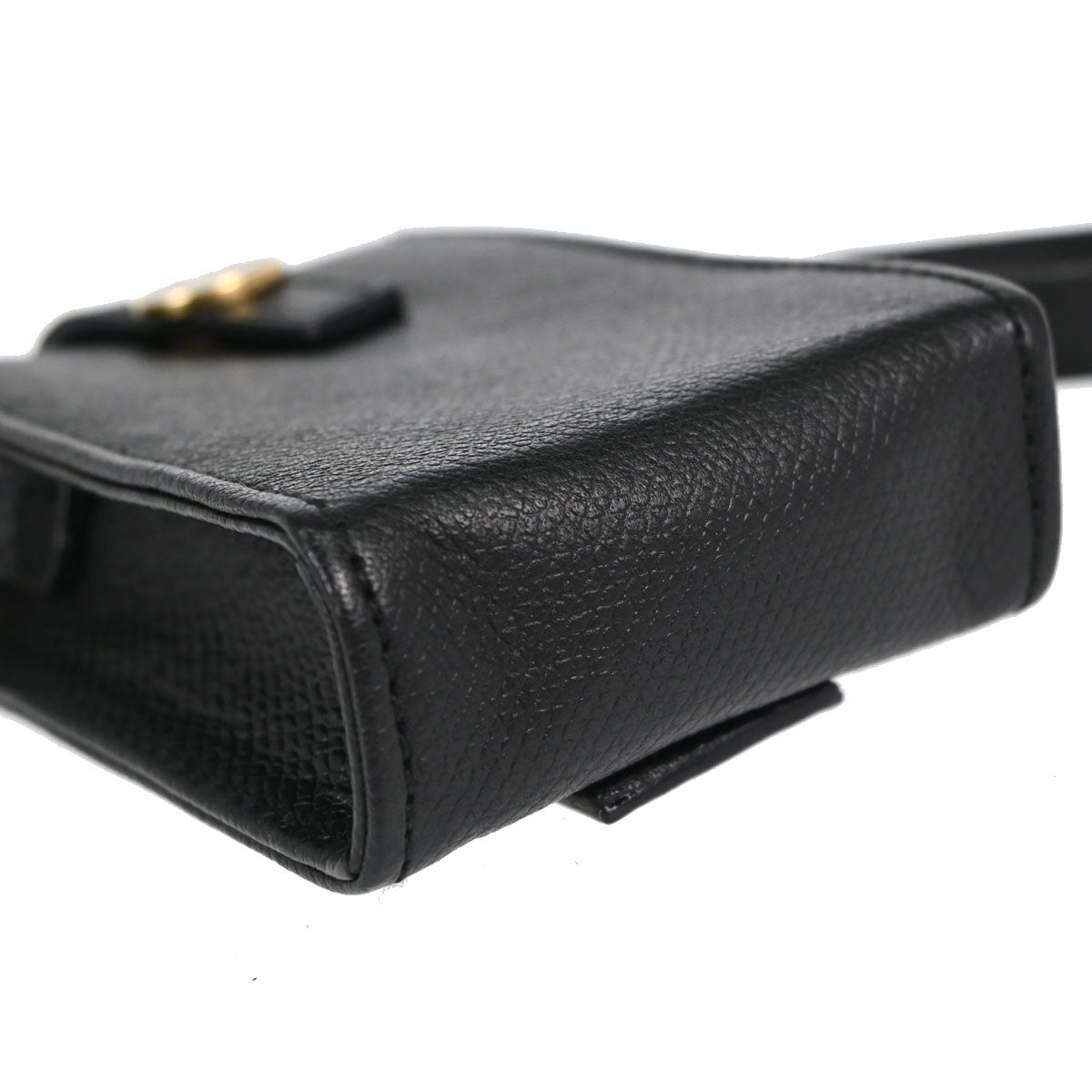 Chanel Black Calfskin Phone Case