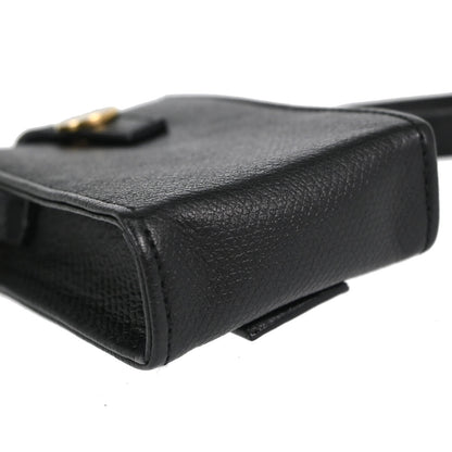 Chanel Black Calfskin Phone Case