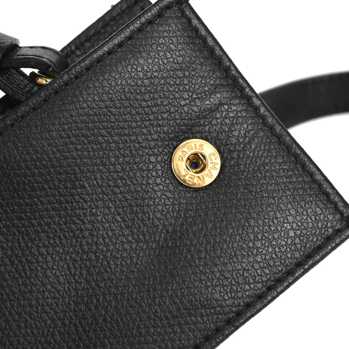 Chanel Black Calfskin Phone Case