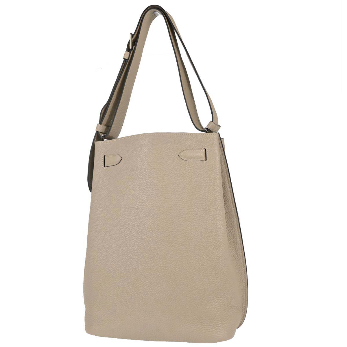 Hermes Gris Tourterelle Togo So Kelly 22 Shoulder Bag