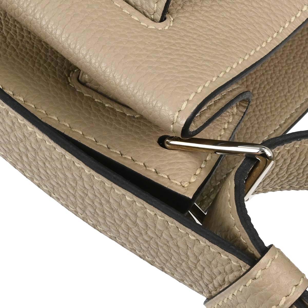 Hermes Gris Tourterelle Togo So Kelly 22 Shoulder Bag