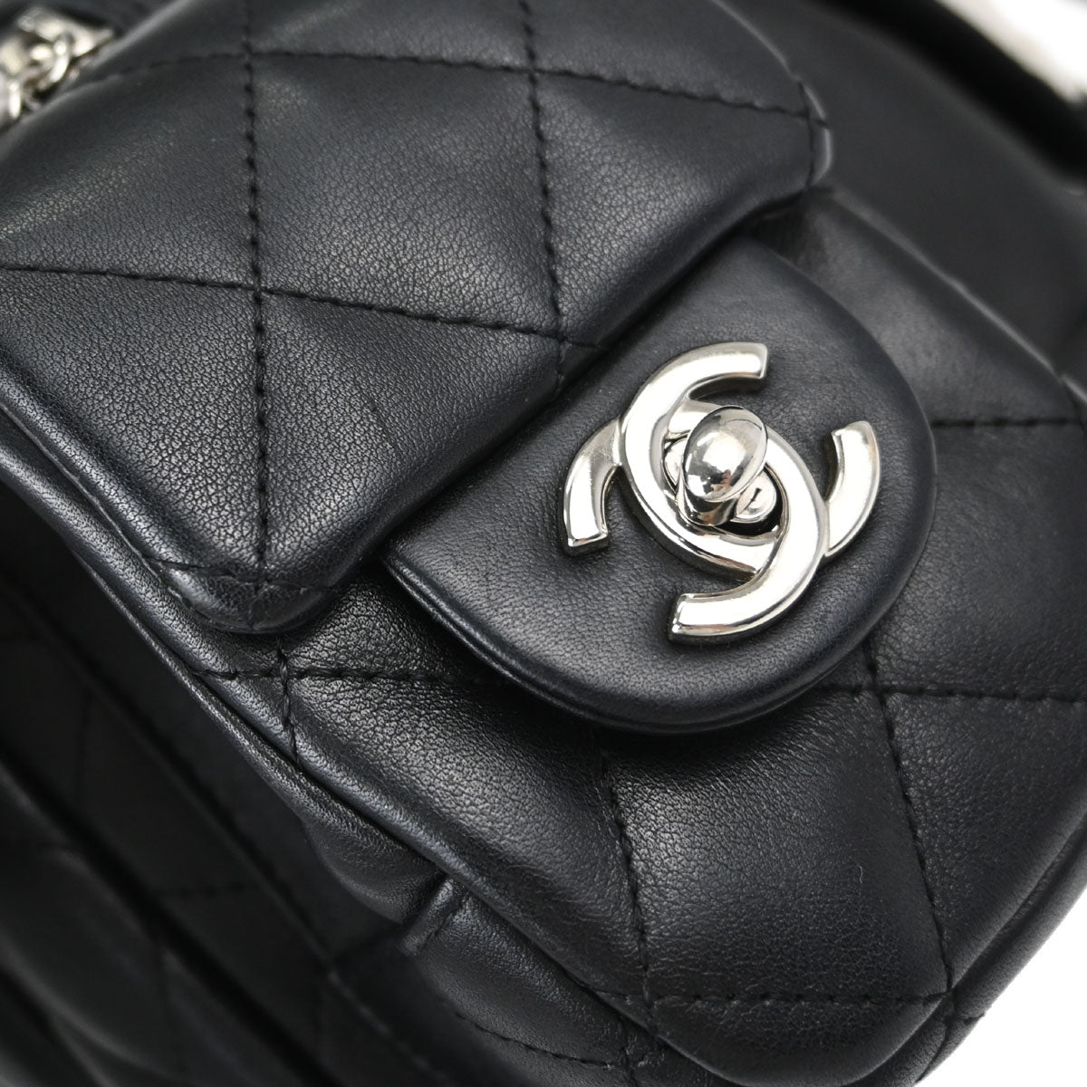 Chanel Black Calfskin Cambon Ligne Reporter Bag Handbag