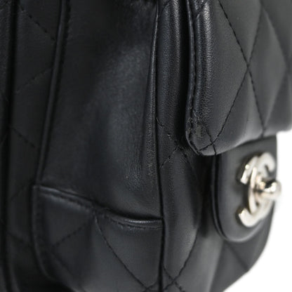 Chanel Black Calfskin Cambon Ligne Reporter Bag Handbag