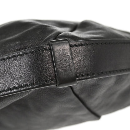 Yves Saint Laurent Black Leather Mombasa Handbag