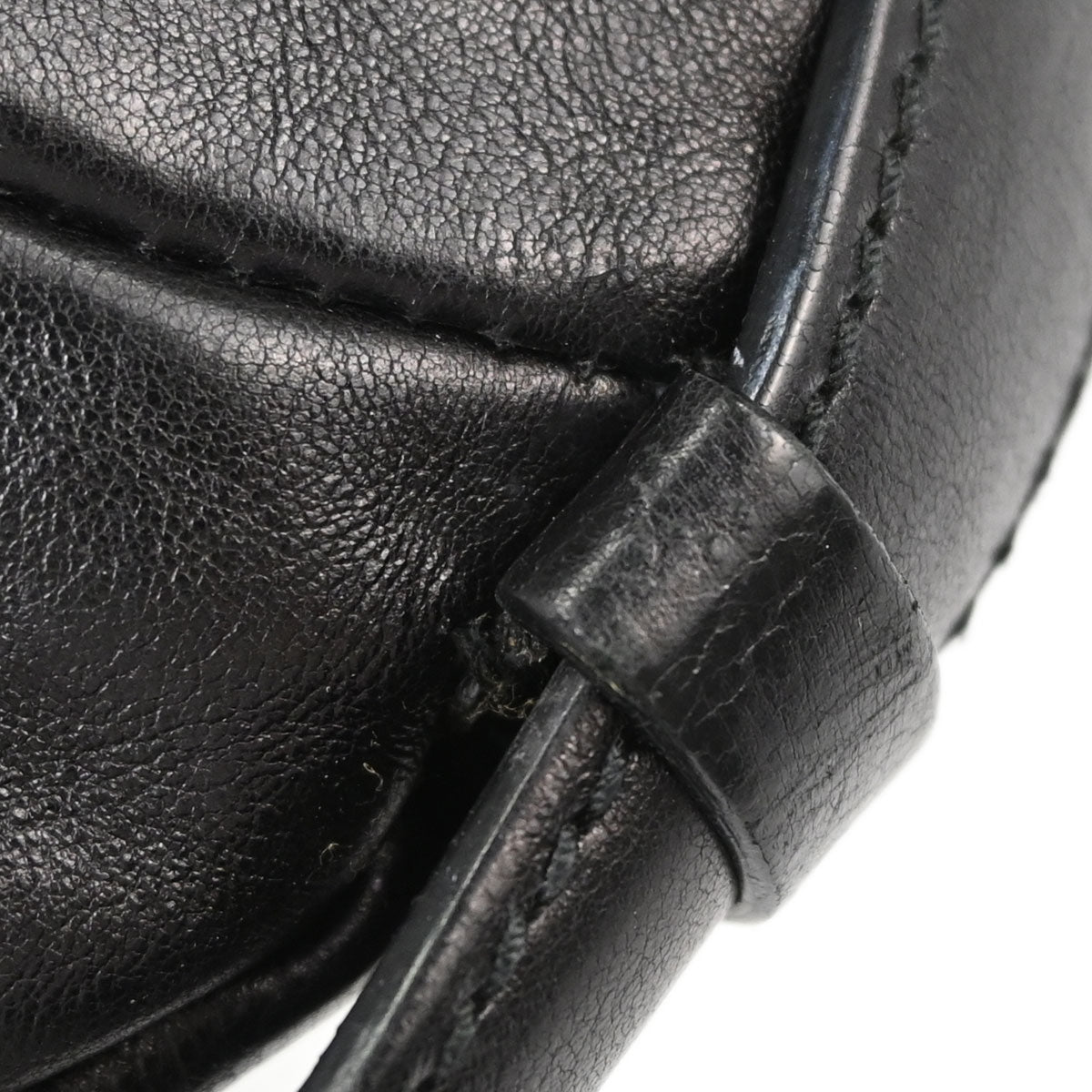 Yves Saint Laurent Black Leather Mombasa Handbag