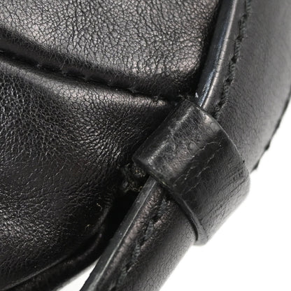 Yves Saint Laurent Black Leather Mombasa Handbag