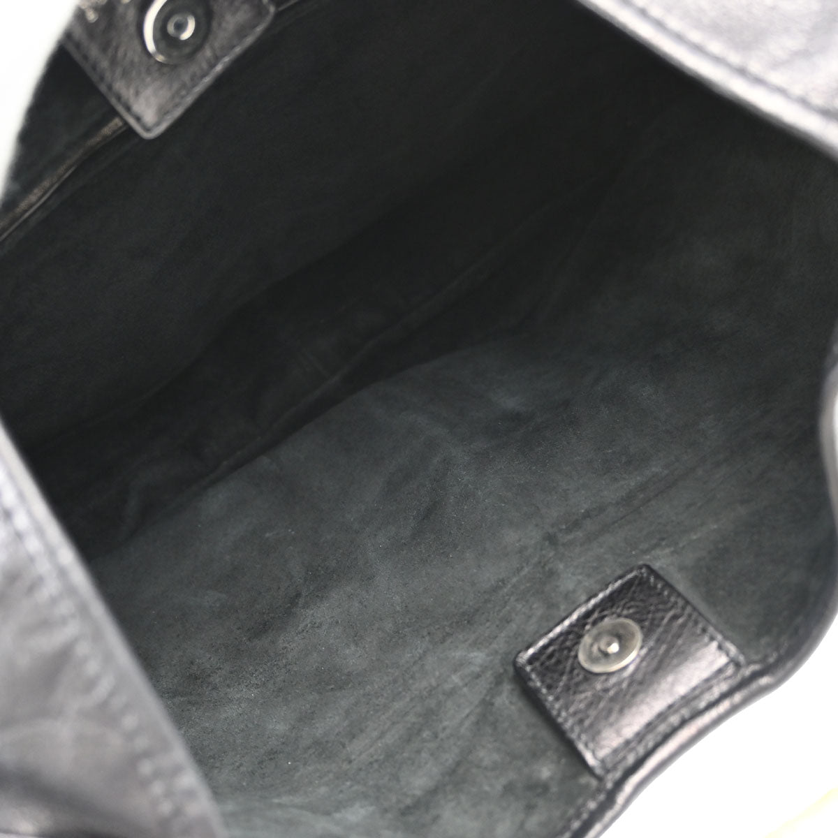 Yves Saint Laurent Black Leather Mombasa Handbag