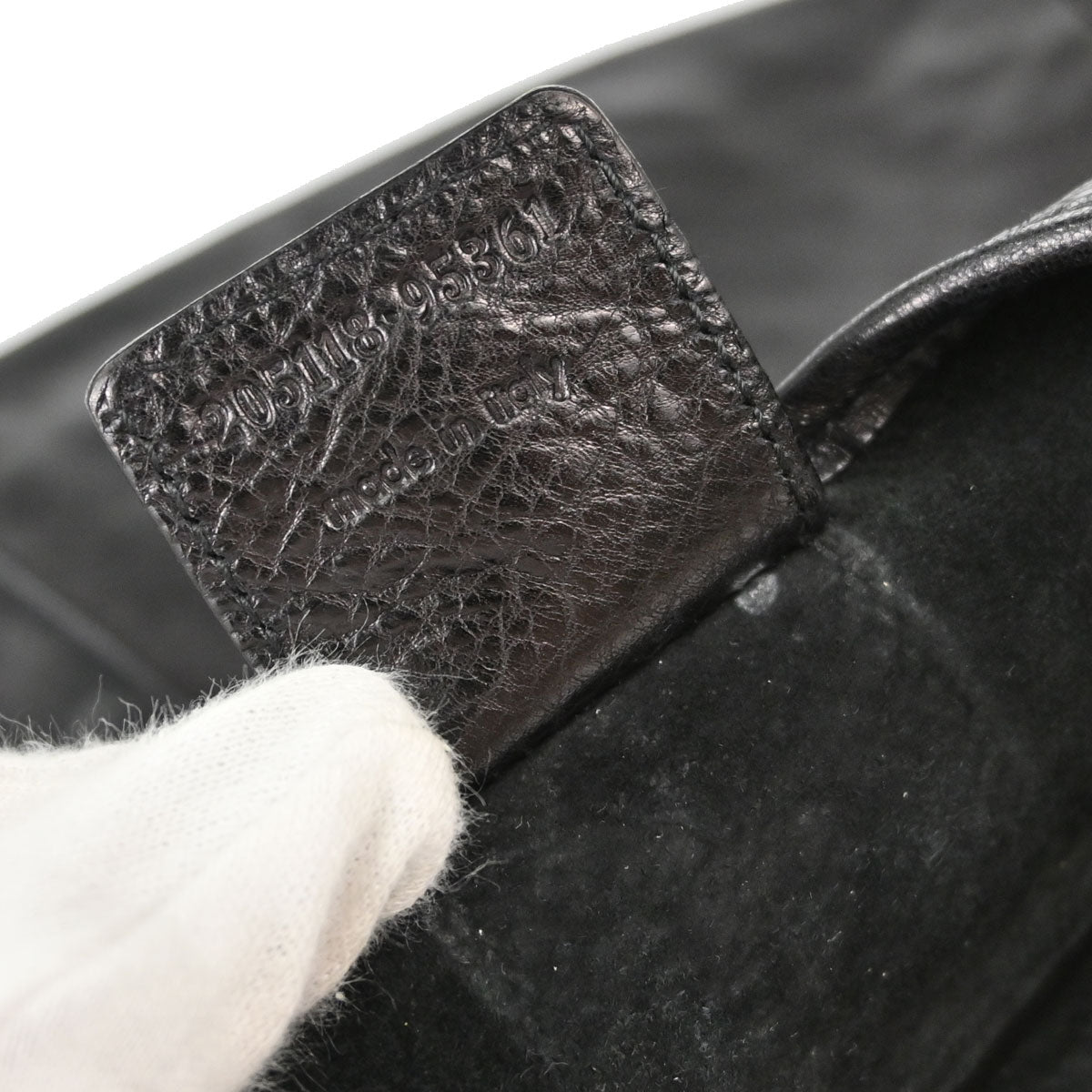 Yves Saint Laurent Black Leather Mombasa Handbag