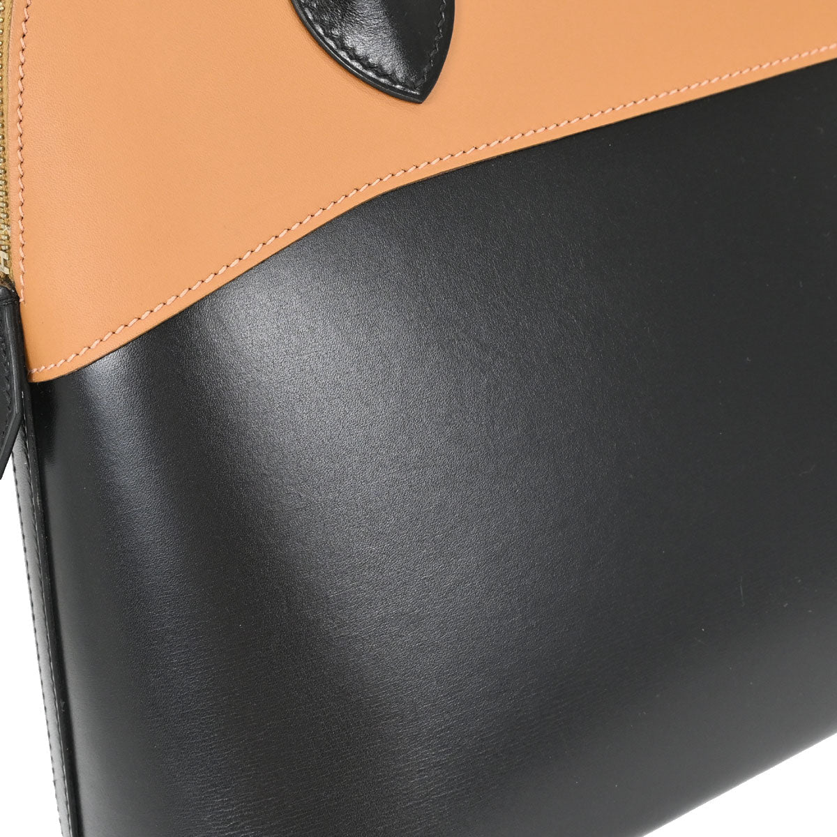 Hermes Black Naturel Box Calf Veau Gulliver Bolide 31 2way Shoulder Handbag