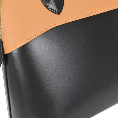 Hermes Black Naturel Box Calf Veau Gulliver Bolide 31 2way Shoulder Handbag