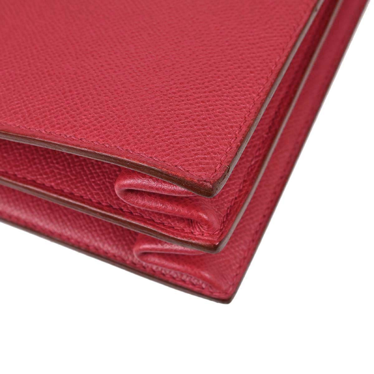 Hermes Rouge Vif Epsom Kelly Depeches 38 Briefcase Handbag