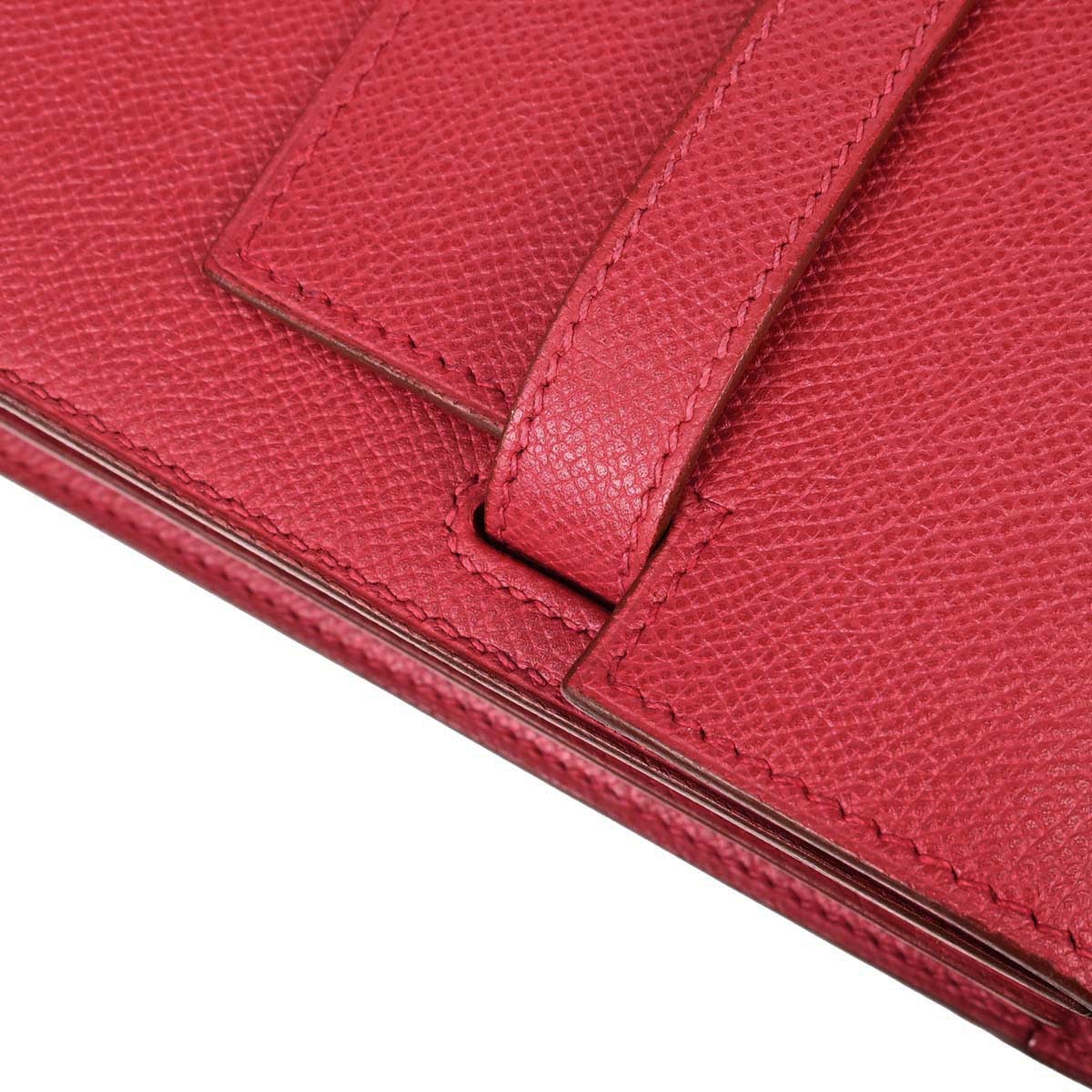 Hermes Rouge Vif Epsom Kelly Depeches 38 Briefcase Handbag