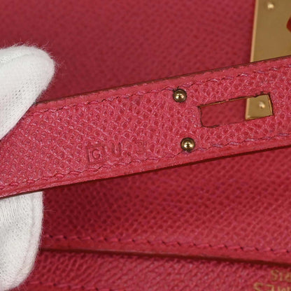 Hermes Rouge Vif Epsom Kelly Depeches 38 Briefcase Handbag