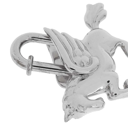 Hermes 1993 Le Cheval Pegasus Cadena Silver Small Good