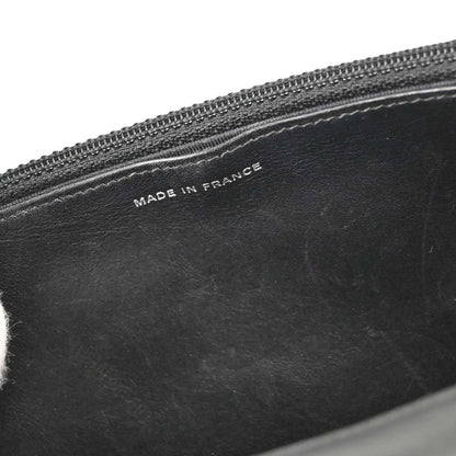 Chanel Black Calfskin Hamptons WOC Wallet on Chain Bag