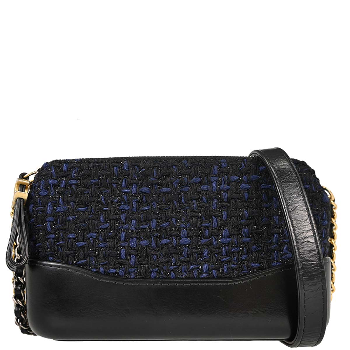 Chanel Navy Tweed Gabrielle WOC Wallet on Chain Shoulder Bag